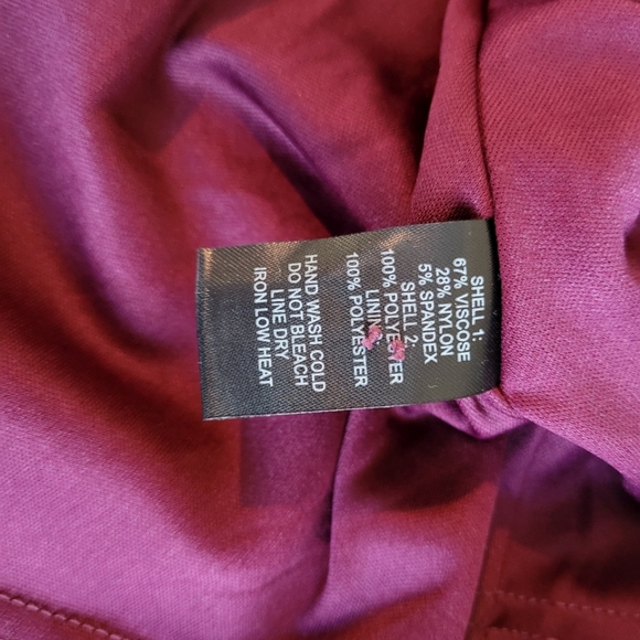 NWT Lulus Backless Lace Skater Dress Plum Small - Picture 4 of 8